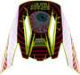 Black/Red/Fluorescent Yellow