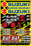 Decal Sheet Suzuki Rmz 12"x18"