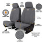 Covercraft 05-15 Toyota Tacoma Carhartt Super Dux SeatSaver Front Row Custom Seat Cover - Gravel