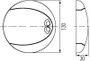 Hella Interior Lamp Euroled130T Red/Wht 2Ja