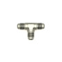 DeatschWerks 6AN Male Flare to 6AN Male Flare to 6AN Male Flare Tee Fitting - Anodized Matte Black
