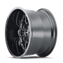 Mayhem 8107 Cogent 20x9 / 6x135 BP / 13mm Offset / 106mm Hub Black w/ Milled Spokes Wheel