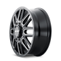Mayhem 8107D Cogent Dually 20x8.25 / 8x210 BP / 115mm Offset / 154.2mm Hub Blk w/Milled Spokes Wheel
