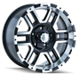 ION Type 179 18x9 / 8x165.1 BP / 12mm Offset / 130.8mm Hub Black/Machined Wheel