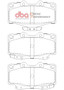 DBA 92-99 Toyota Land Cruiser XP Performance Front Brake Pads