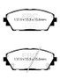 EBC 2019+ Mazda 3 (BP) 2.5L Greenstuff Front Brake Pads