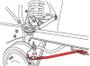 SPC Performance 68-73 Ford Mustang Adj. Caster Rods