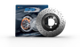 SHW 20-21 Porsche 718 Cayman GT4 4.0L Right Rear Drill-Dimp Lightweight Brake Rotor (98135240881)