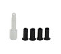 Kentrol 07-18 Jeep Wrangler JK Door Hinge Liners 2 Door - Textured Black