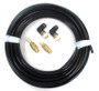 Ridetech Inflation Kit with 2 Schrader Valves and 90 Degree Fittings