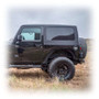Turn Offroad 07-18 Jeep JK 2 Door Squareback Hardtop 2 Piece Primer (Paintable)