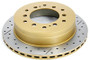 DBA 03-09 Lexus GX470 Rear Drilled & Slotted Street Series Rotor