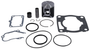 Piston Kit Cast 43.47/std Yam