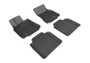 3D MAXpider 07-12 Lexus LS460L RWD Kagu Black Full Set