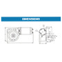 Superwinch Replacement Power Drive - .55hp 60:1 Ratio 12V