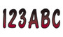 Burgundy/Black