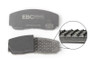 EBC Racing 16-19 Cadillac ATS-V 3.6TT RP-1 Race Front Brake Pads