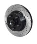 Wilwood 70-73 Ford Mustang 5x4.5 SRP Drilled Performance Front Rotor & Hat L/H - Black
