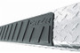 Dee Zee Universal Tubes - 6In Oval - Black Tread Aluminum (ExtCab)