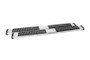 Dee Zee Universal Tubes - 6In Oval - Black Tread Aluminum (ExtCab)