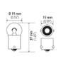 Hella Bulb 5008 12V 10W Ba15S B6 (2)