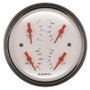 AutoMeter Gauge Quad 3-3/8in. 0 Ohm(e) to 90 Ohm(f)Elec Arctic White