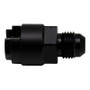 DeatschWerks 6AN Male Flare to 1/4in Female EFI Quick Connect Adapter - Anodized Matte Black