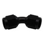 DeatschWerks 6AN Flare Female Swivel 45-Degree to 6AN Flare Female Swivel - Anodized Matte Black