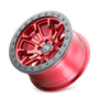 Dirty Life 9303 DT-1 17x9 / 5x127 BP / -38mm Offset / 78.1mm Hub Crimson Candy Red Wheel