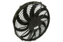 CSF 92-00 Honda Civic All-Aluminum Fan Shroud w/12in SPAL Fan - Black Finish