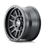 Dirty Life 9309 Canyon Pro 17x9/6x139.7 BP/-12mm Offset/106mm Hub Matte Black Wheel - Beadlock