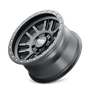 Dirty Life 9309 Canyon Pro 17x9/6x139.7 BP/-12mm Offset/106mm Hub Matte Black Wheel - Beadlock