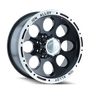 ION Type 174 16x10 / 5x114.3 BP / -38mm Offset / 83.82mm Hub Black/Machined Wheel