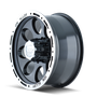 ION Type 174 16x10 / 5x114.3 BP / -38mm Offset / 83.82mm Hub Black/Machined Wheel