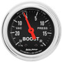 AutoMeter Gauge Vac/Boost 2-1/16in. 30Inhg-20PSI Mechanical Traditional Chrome
