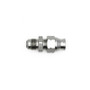 DeatschWerks 6AN Male Flare to 5/16in Hardline Compression Adapter - Anodized Matte Black