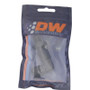 DeatschWerks 6AN Female Flare Swivel to 6AN Male Flare 90-Degree Bulkhead - Anodized Matte Black