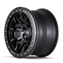 Dirty Life 9303 DT-1 17x9 / 5x127 BP / -38mm Offset / 78.1mm Hub Matte Black Wheel - Beadlock