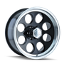 ION Type 171 15x8 / 6x114.3 BP / -27mm Offset / 83.82mm Hub Black/Machined Wheel