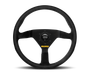 Momo MOD78 Steering Wheel 350 mm - Black Leather/Black Spokes