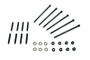 Moroso BBC Intake Side Tubes 3.875in Tall Valve Cover Hardware Kit