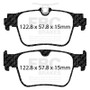 EBC 2022+ Volkswagen Golf R/GTI (Mk8) Yellowstuff Rear Brake Pads