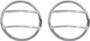 Kentrol 07-18 Jeep Wrangler JK Fog Light Cover Pair - Polished Silver