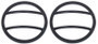 Kentrol 07-18 Jeep Wrangler JK Front Marker Covers Pair - Textured Black
