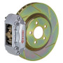 Brembo 87-91 M3 (E30) Front GT BBK 4 Piston Cast 2pc 330x28 1pc Rotor Slotted Type-1-Silver