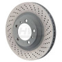 SHW 15-16 Porsche 911 Carrera 4 GTS w/o Ceramics Right Front Drill-Dimp MB Brake Rotor (99135140401)
