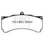 EBC Racing Alcon CAR 11 Caliper SR-11 Sintered Race Brake Pads