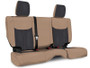 PRP 13-18 Jeep Wrangler JKU Rear Seat Cover/4 door - Black/Tan
