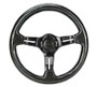 NRG Carbon Fiber Steering Wheel 350mm / 1.5in Deep Dish w/ Carbon Fiber Center Spoke