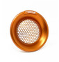 Torque Solution Billet Turbo Velocity Stack Shield For 4in Inlet - Orange